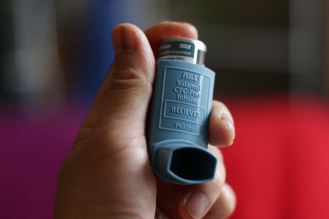Ivax Reliever inhaler used for the treatment of asthma