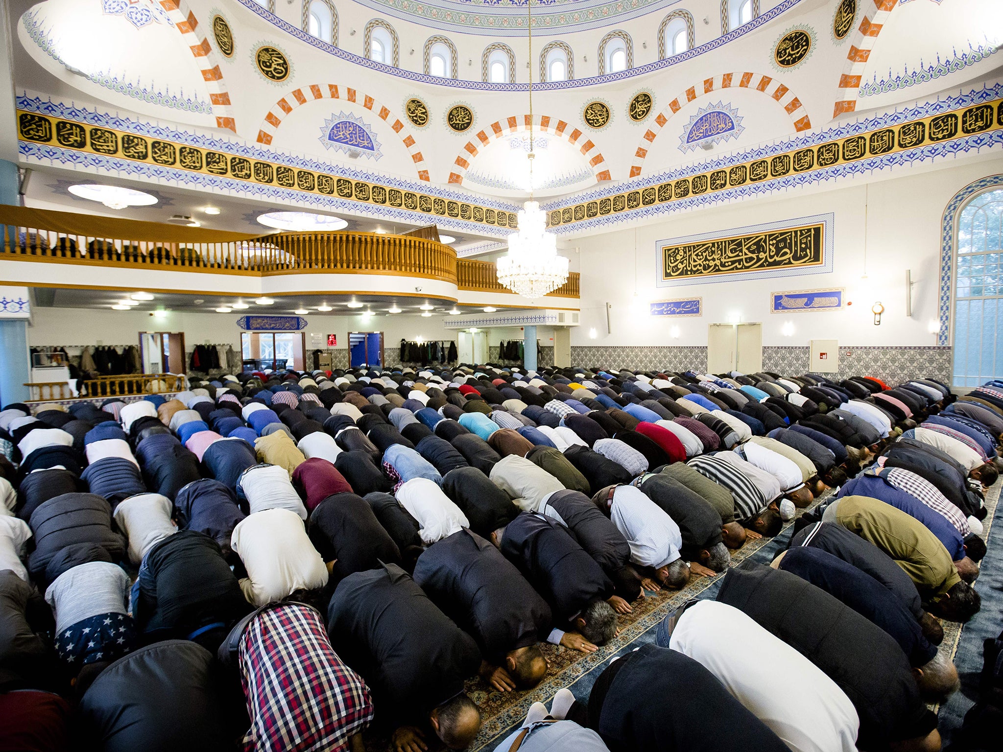 Wilders' party would shut down all mosques in the Netherlands. Pictured: the Mevlana Mosque in Rotterdam