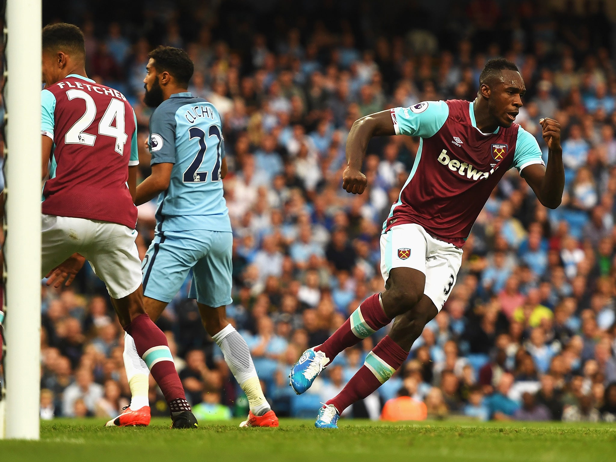 Antonio's inclusion was announced following a goal against Manchester City