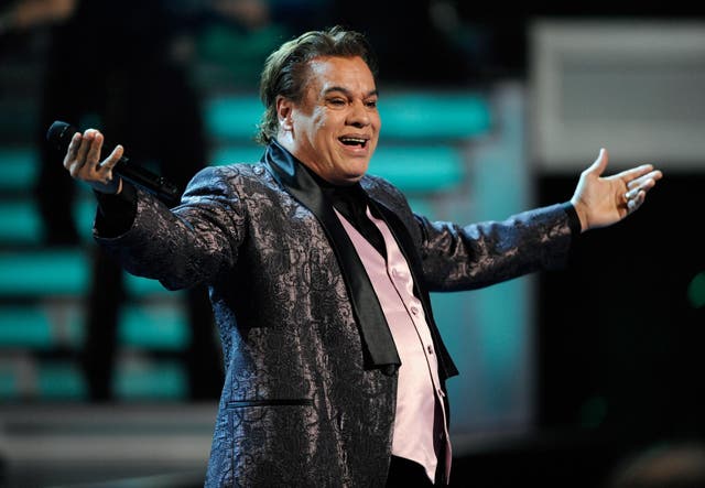 <p>File: Juan Gabriel performs during the 10th Annual Latin GRAMMY Awards at the Mandalay Bay Events Center November 5, 2009 in Las Vegas, Nevada</p>