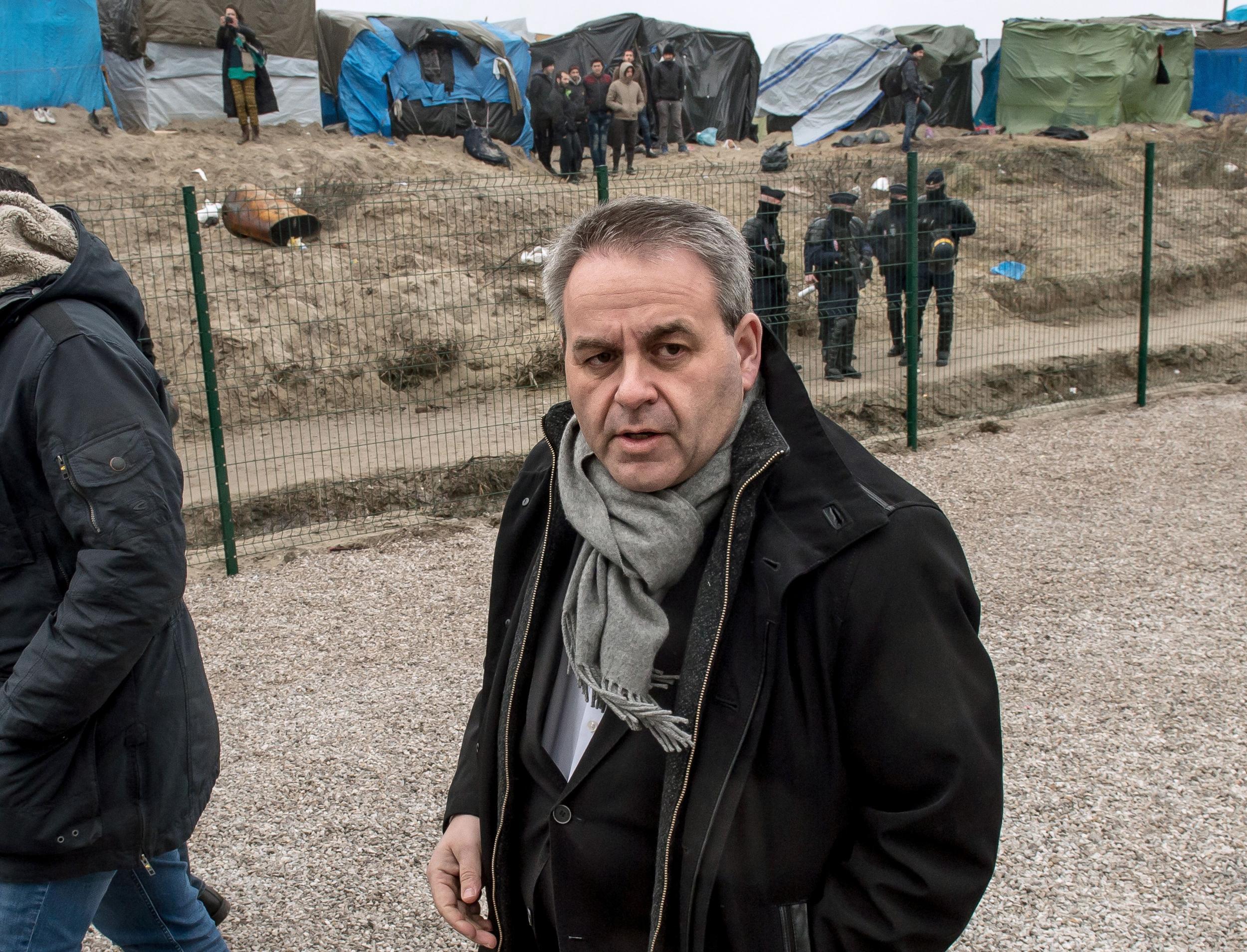 Mr Bertrand has said there should be ‘hotspots’ on the Calais border for those seeking asylum