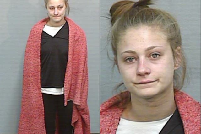 New South Wales Police Department released Ms Sharp's mugshots