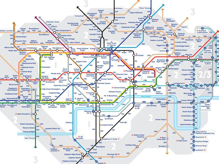 TfL releases ‘walk the Tube’ map showing number of steps between London ...