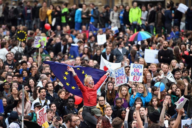 A series of protests have taken place since the EU referendum