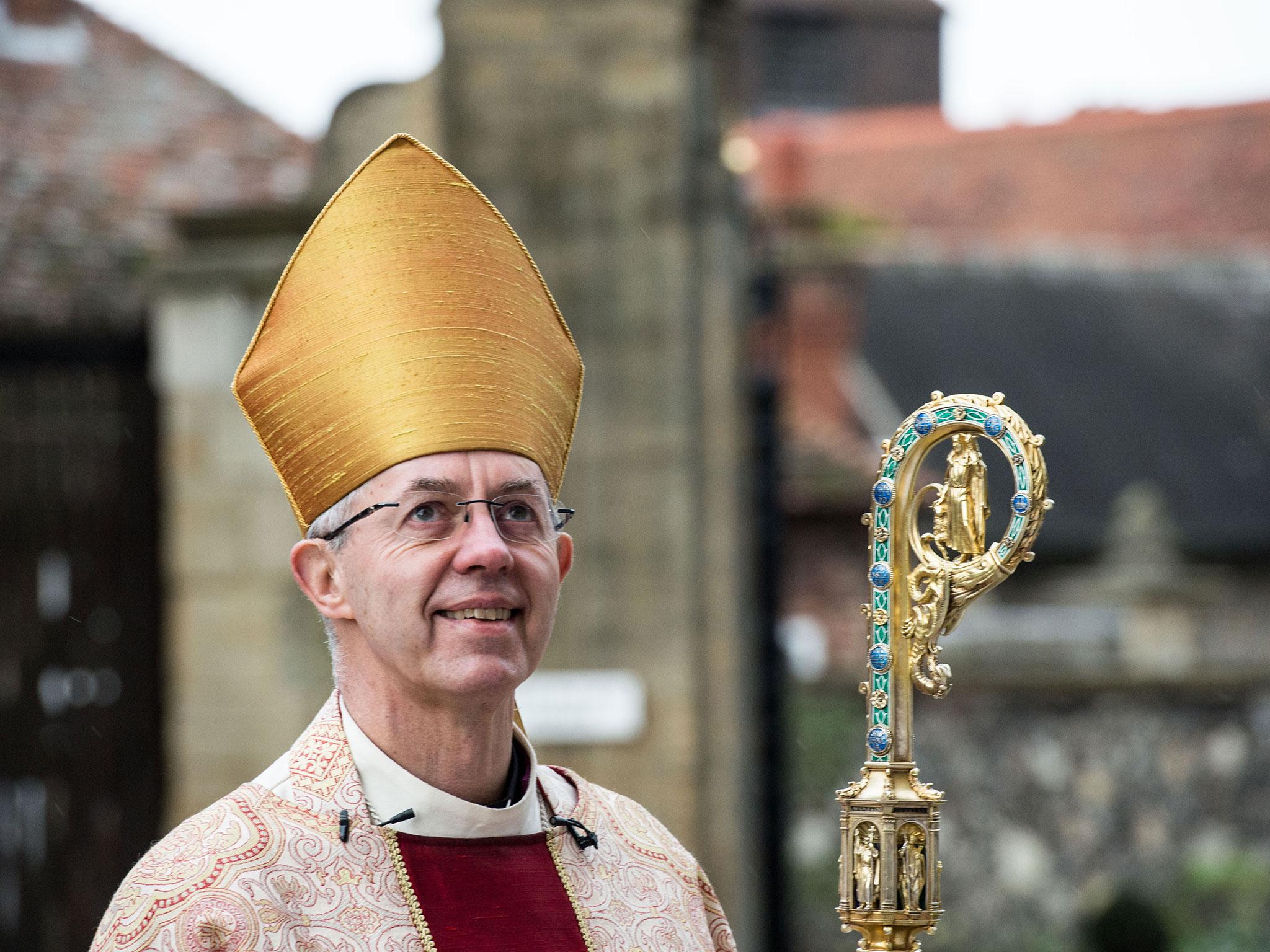 Welby previously condemned the Republican’s plans to ban Muslims from the US as 'not a christian thing to do'