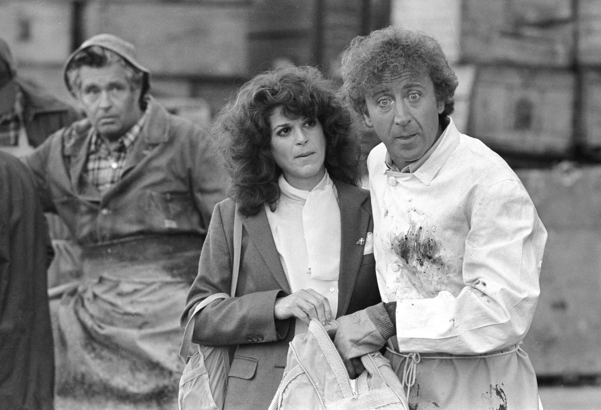 Gene Wilder with his third wife Gilder Radner