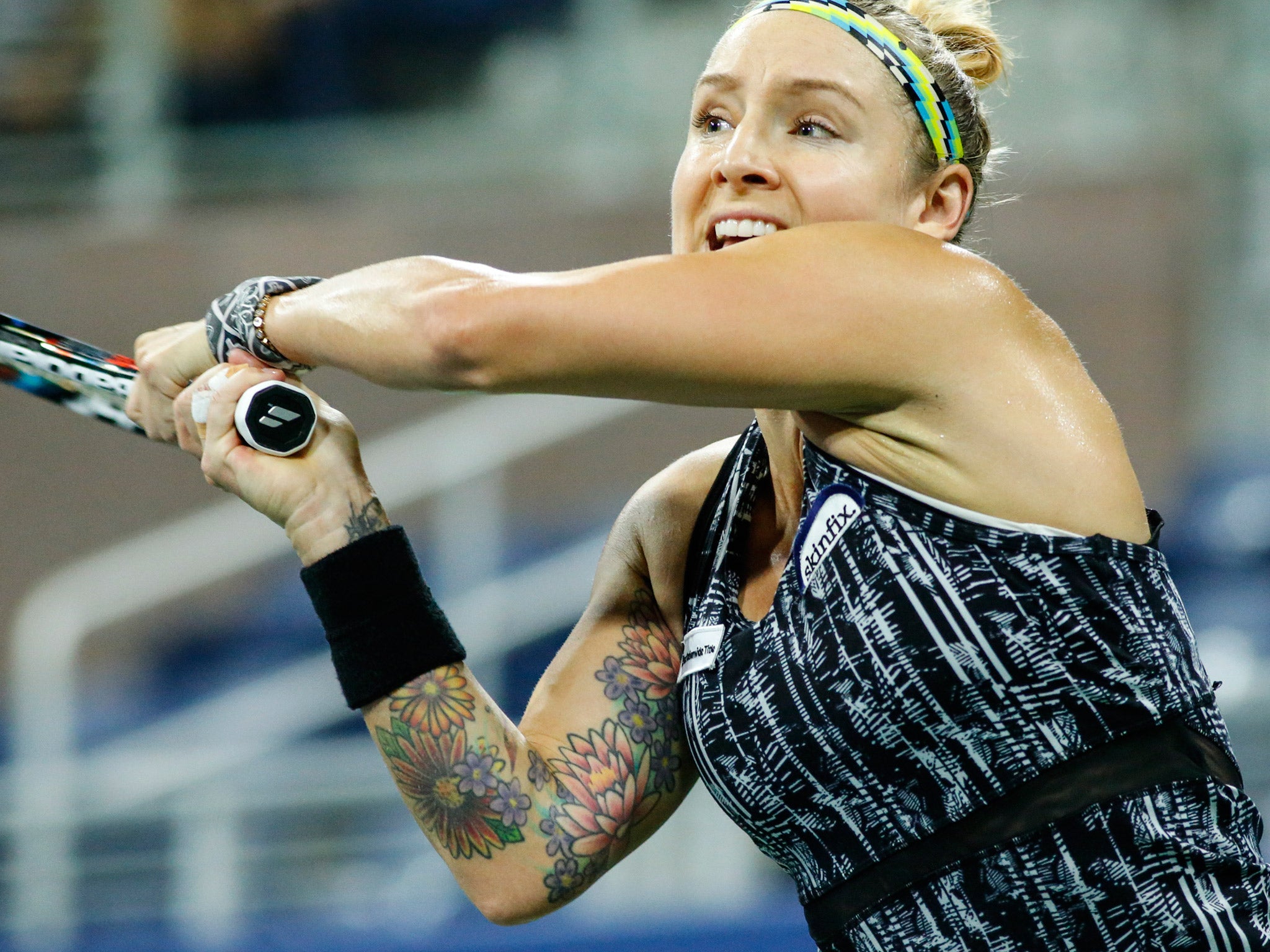 Bethanie Mattek-Sands was unable to threaten Konta