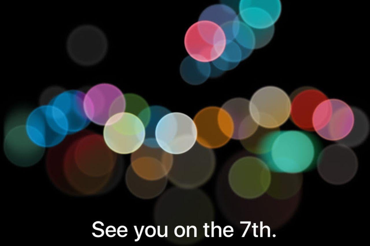 Apple's invite to its 2016 event