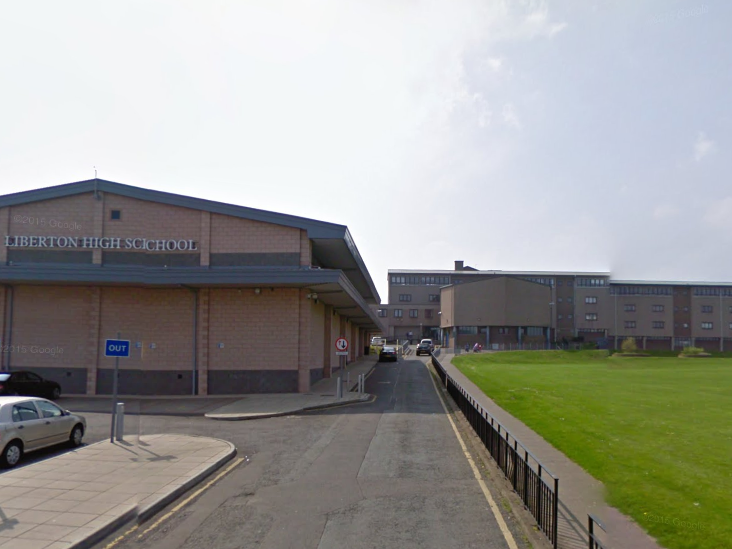 Liberton High School in south east Edinburgh