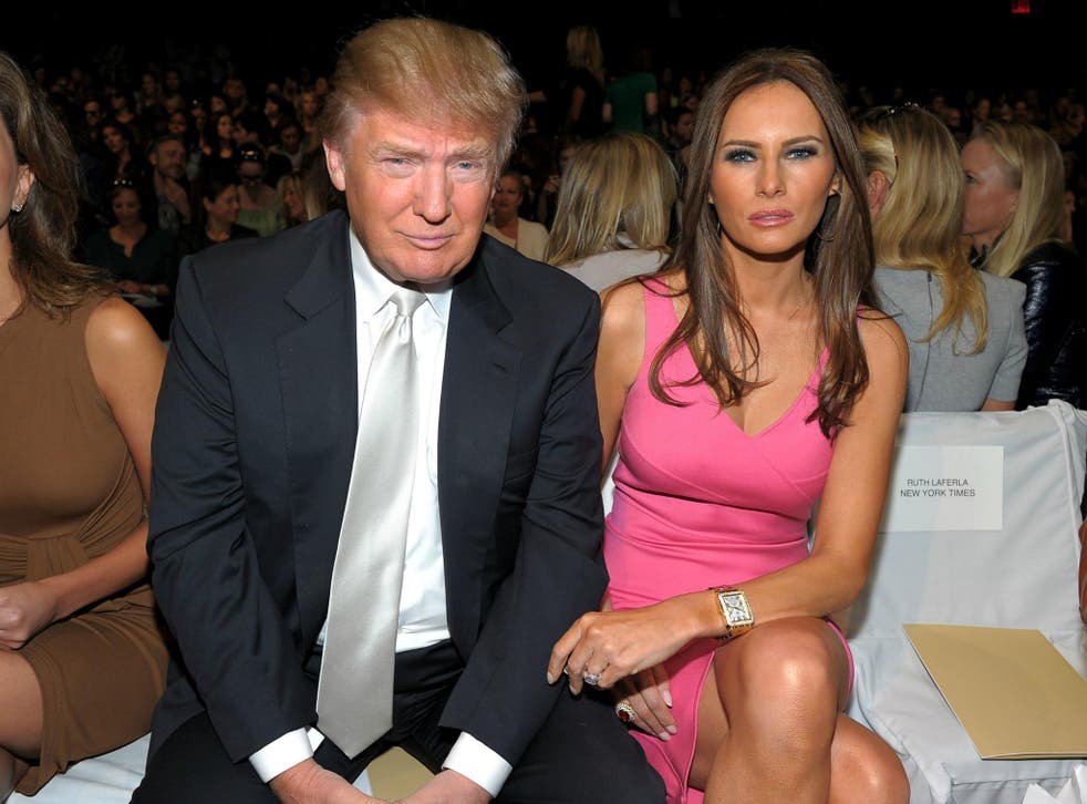 Donald and Melania Trump at a Fashion Week event in 2011 <em>Michael Loccisano/Getty</em>