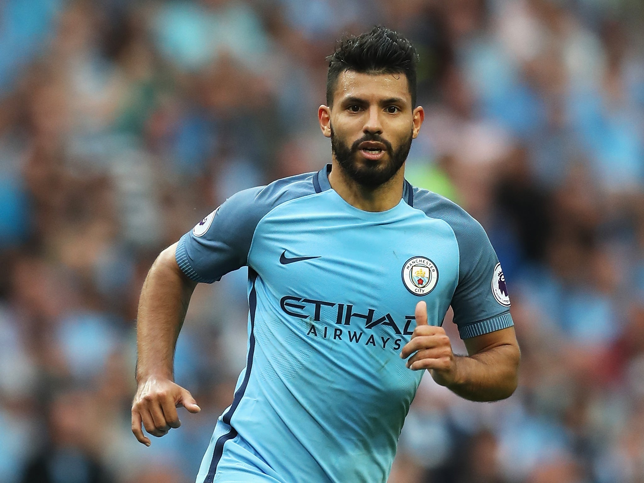 Aguero appeared to elbow Reid during City's 3-1 win over West Ham