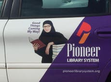 Muslim community thanks library for using picture of Muslim woman to promote positive image of Islam