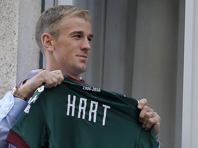 Joe Hart was sent out on loan to Torino by Manchester City