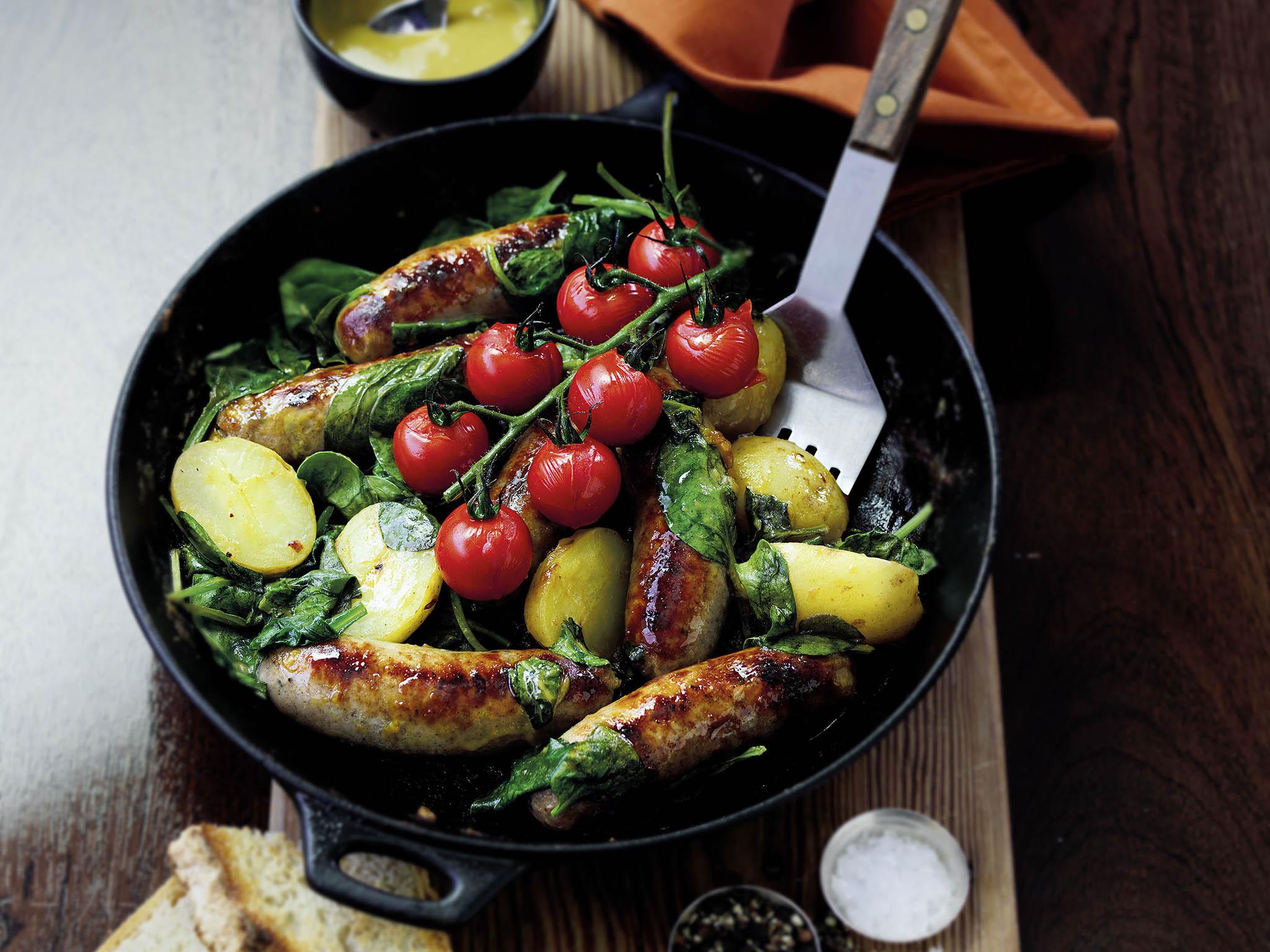 This sausage-based dish can be cooked in a single pan