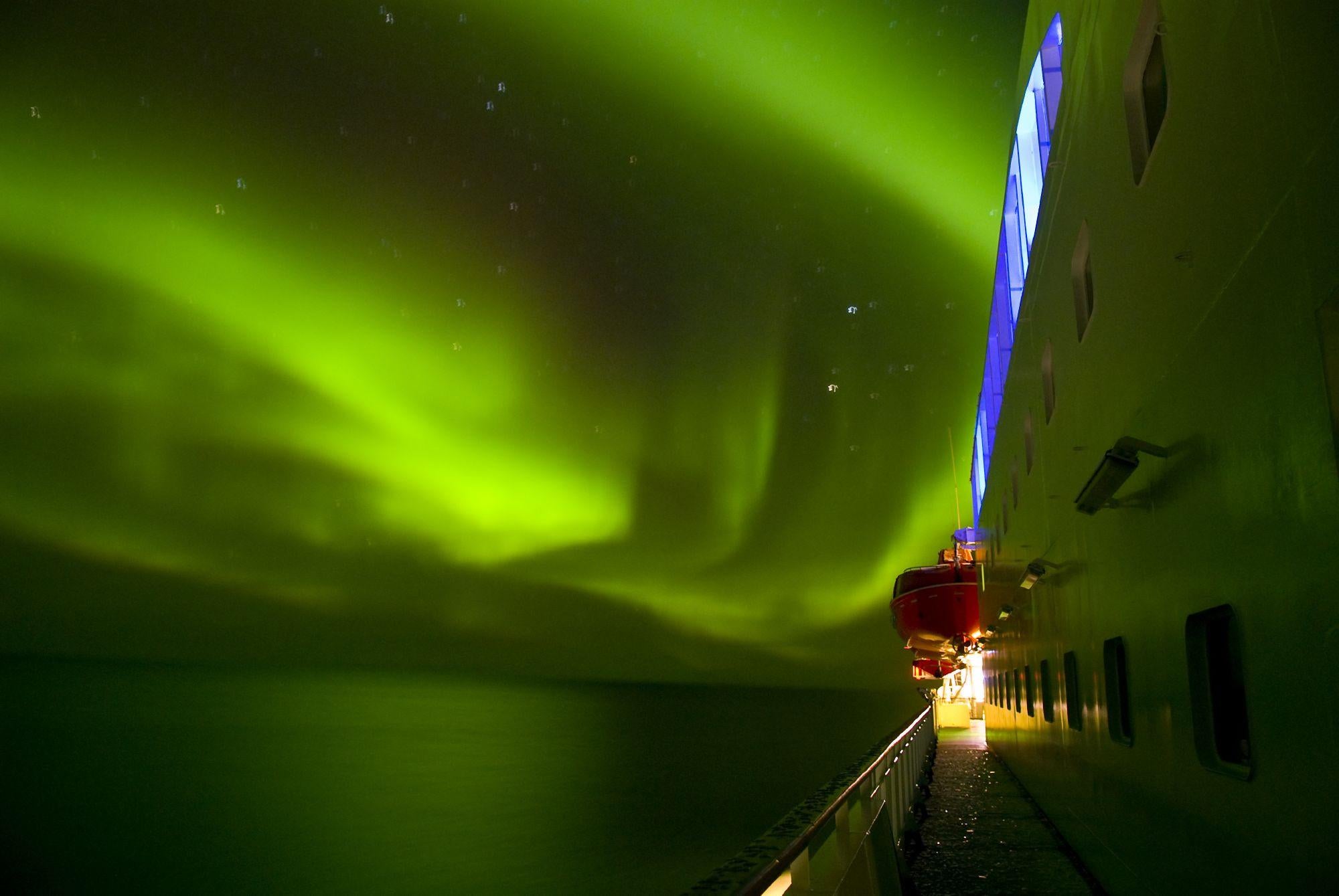 Hurtigruten staff will wake you up if the northern lights appear
