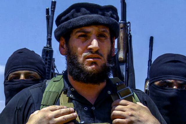An undated image of Abu Muhammad al-Adnani posted online by Isis supporters on 31 August