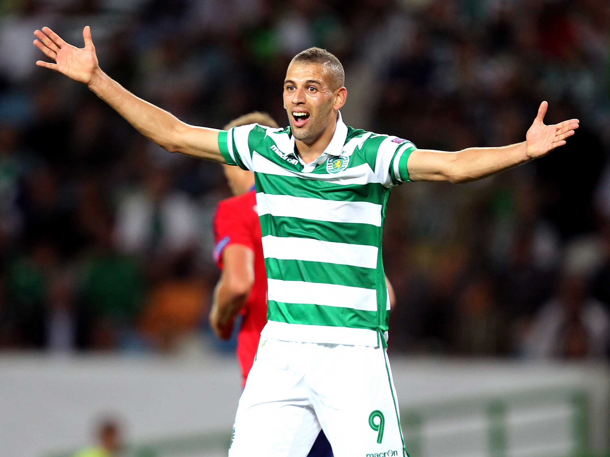 Islam Slimani is the most expensive player in Leicester's history