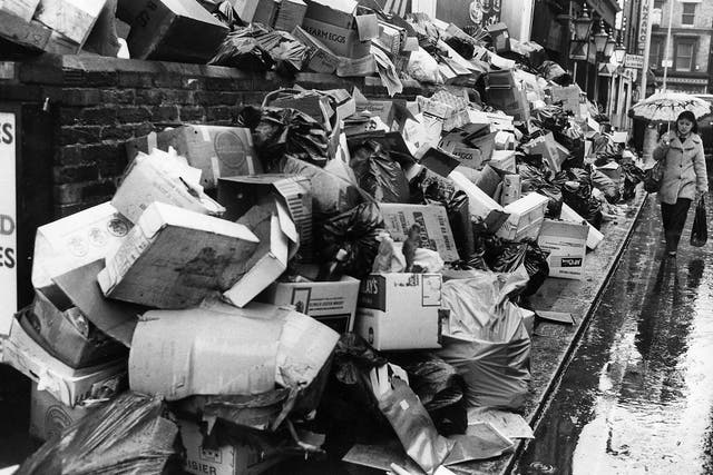 Wasting away: the results of a refuse collectors’ strike in London during the 1970s. Every generation has its hardships