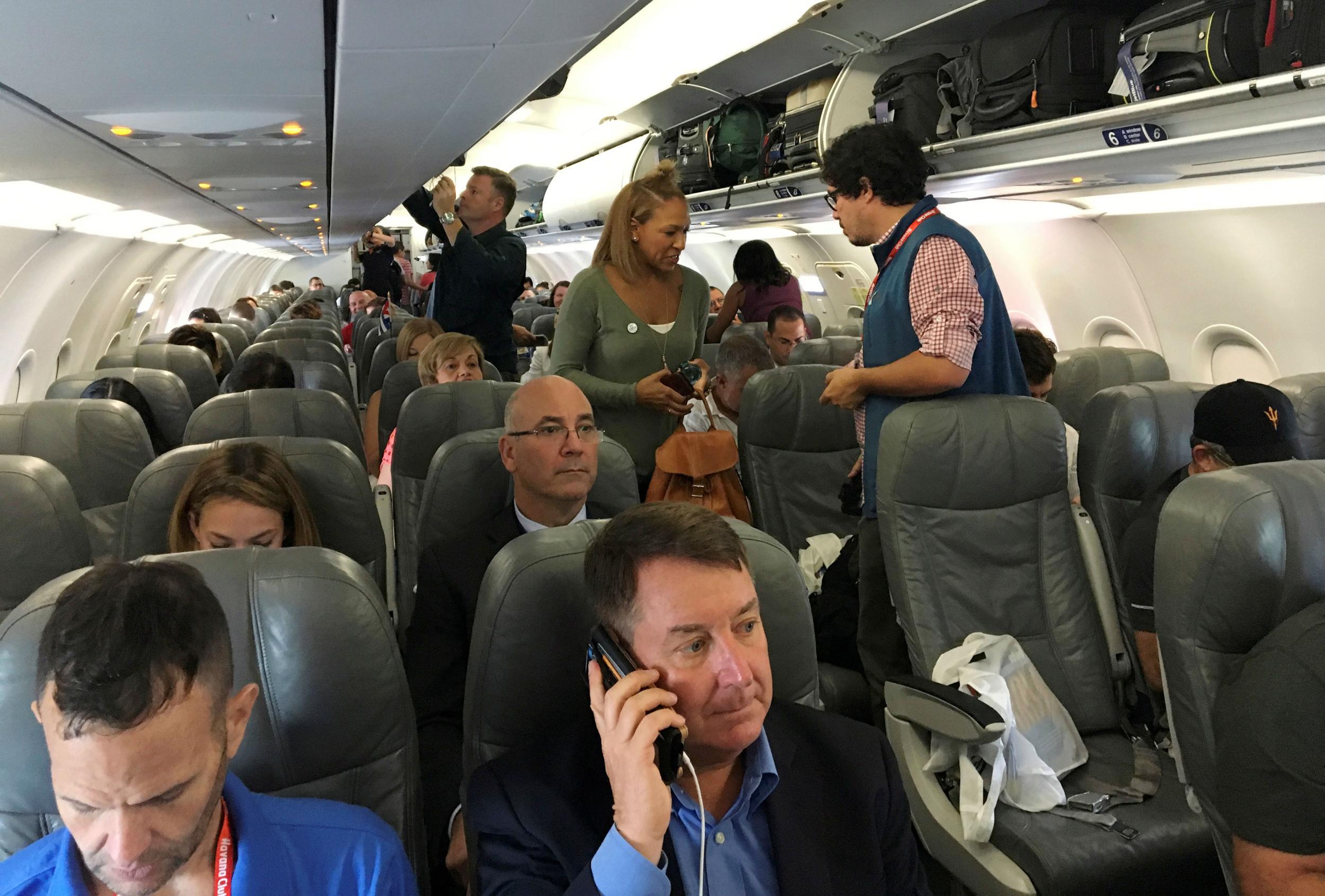 Passengers aboard historic JetBlue Flight 387 on Wednesday
