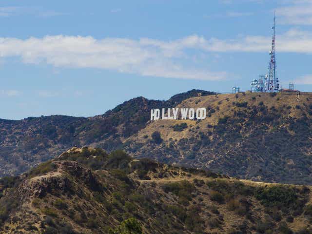 The Hollywood sign in LA