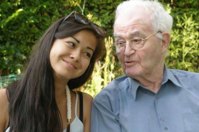 Mia and her grandfather Norman Ayliffe