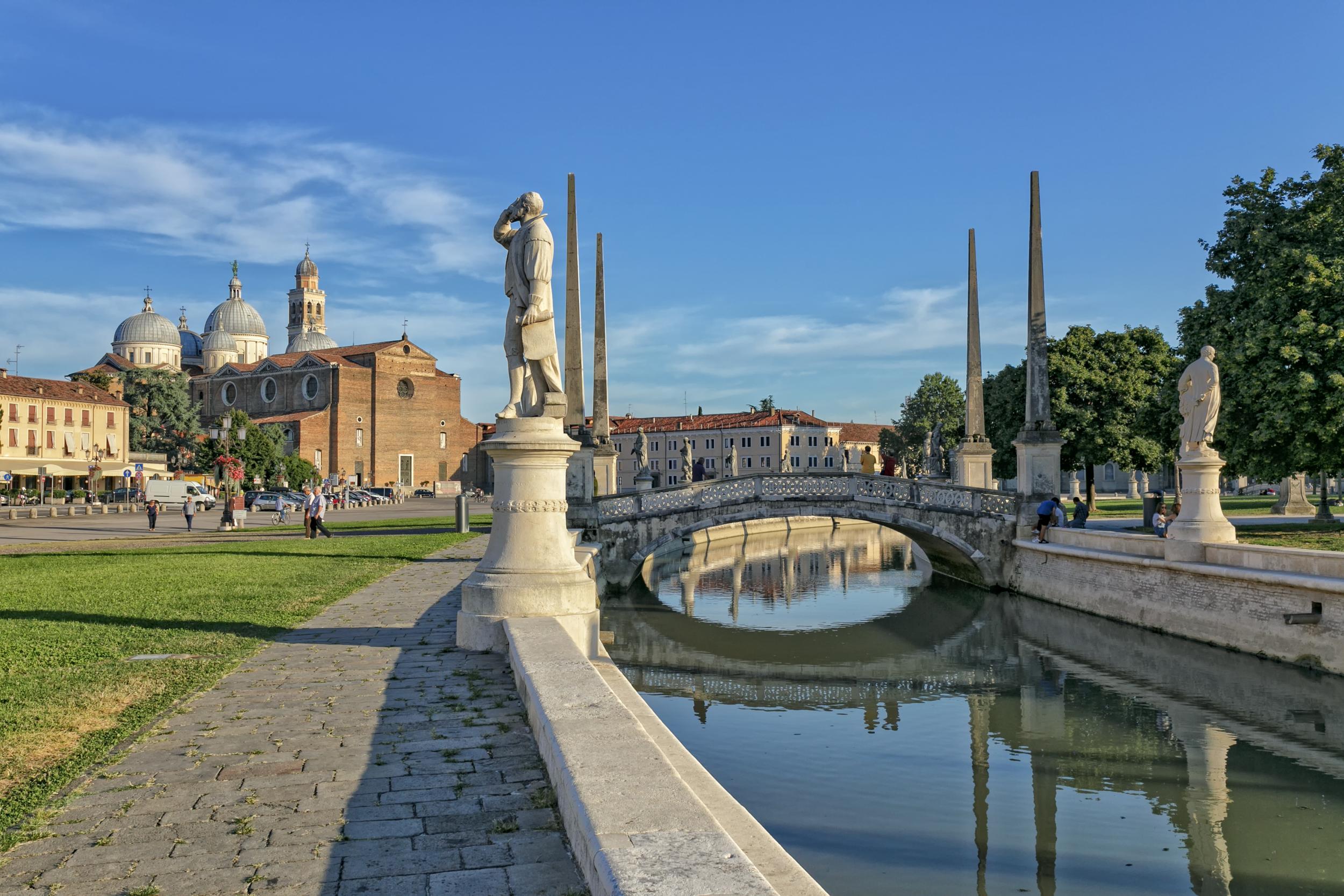 The priest has reportedly moved from Padua, pictured, to a favoured Croatian holiday destination