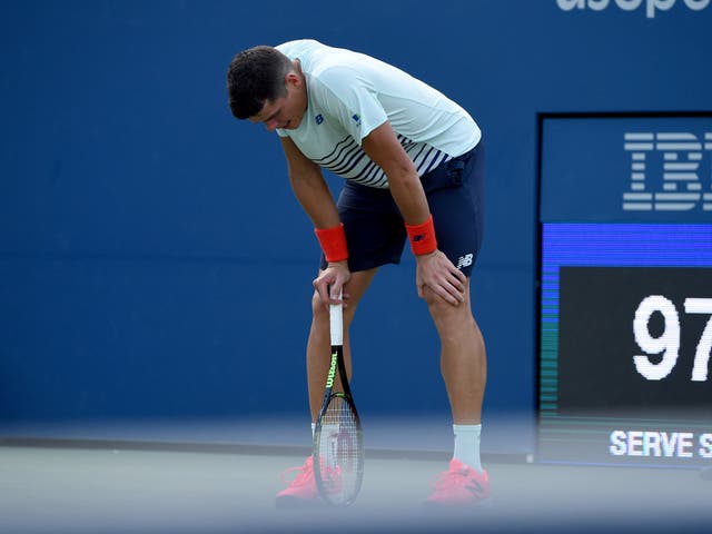 Milos Raonic suffered a shock defeat to US Open qualifier Ryan Harrison