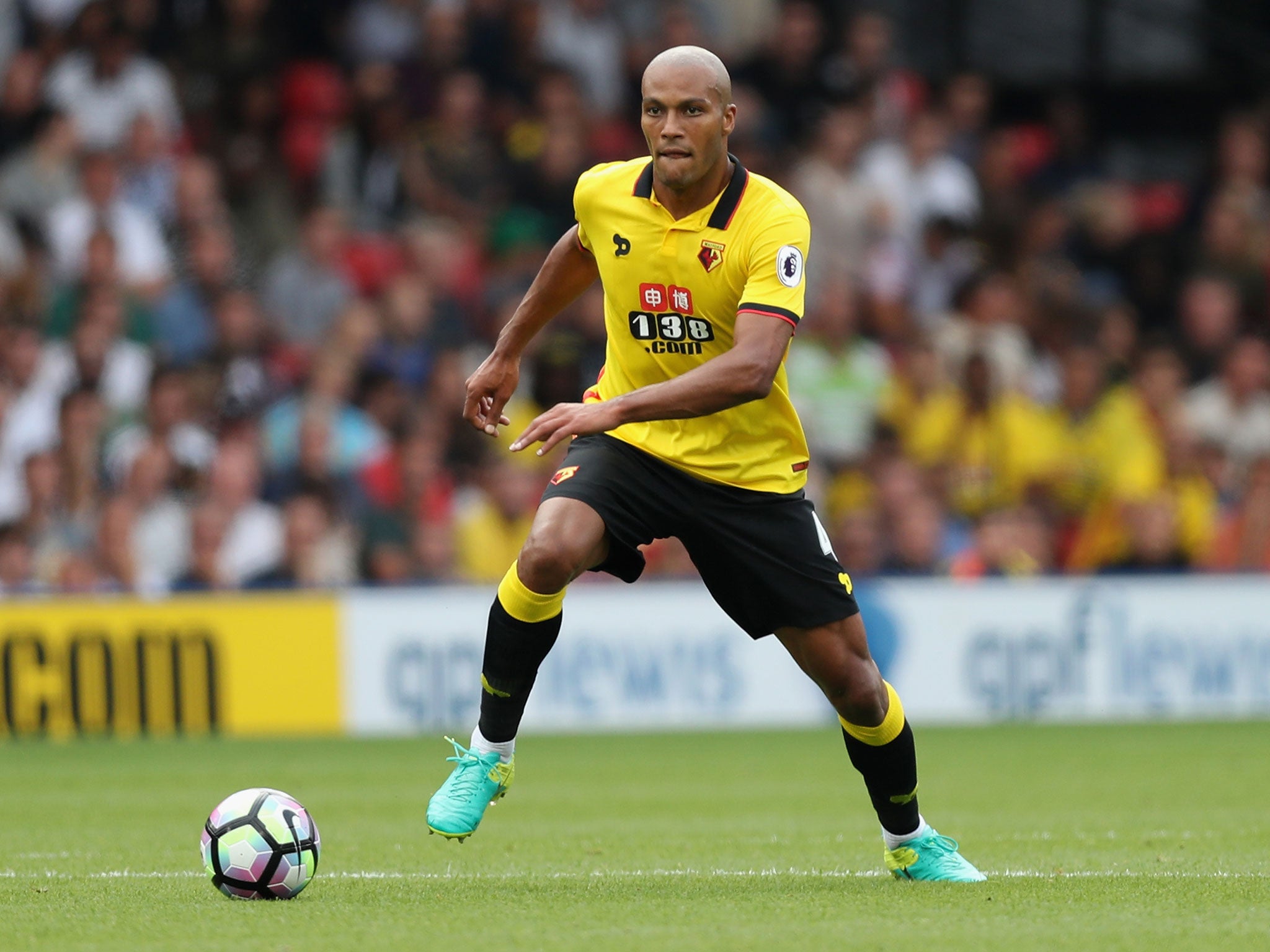 Younes Kaboul in action for Watford