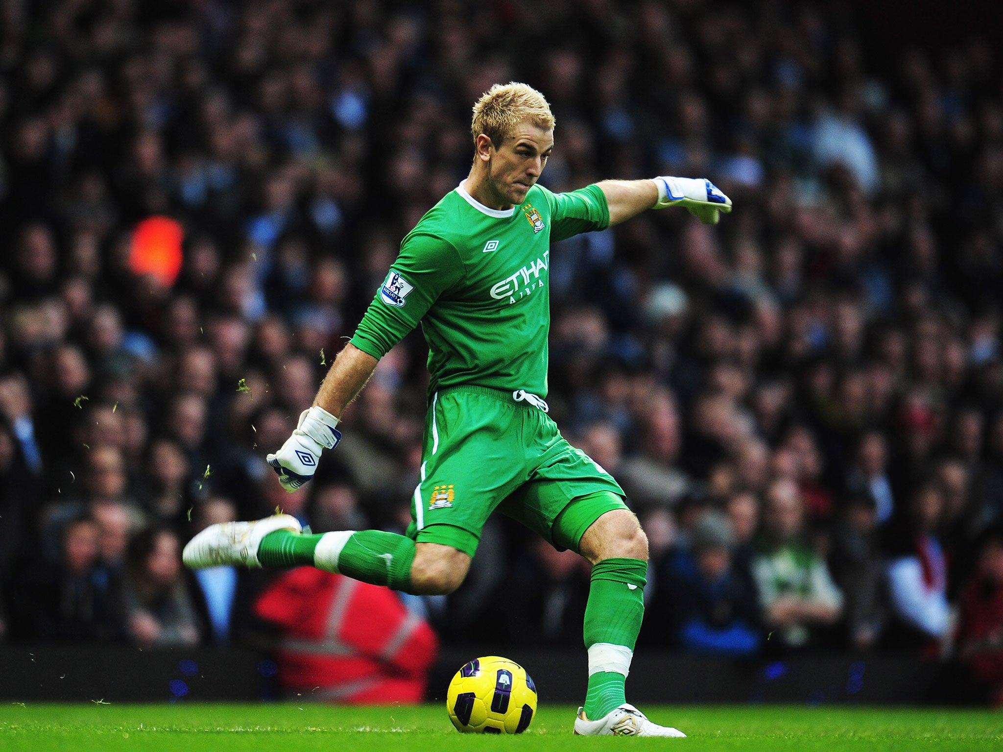 A young Joe Hart back in 2010