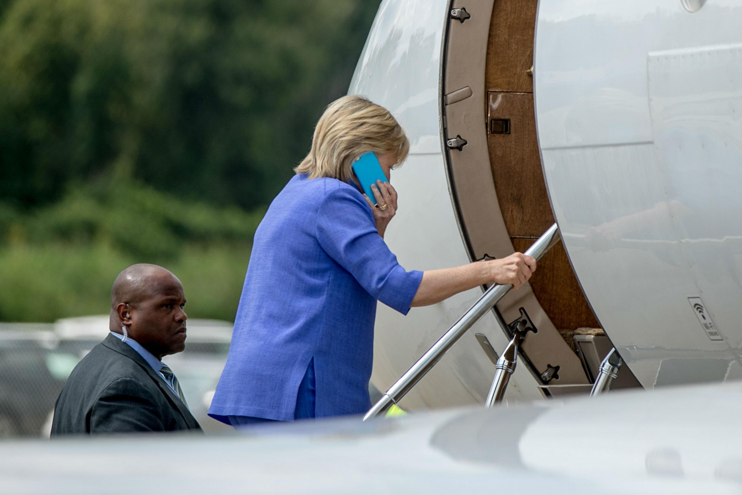 Hillary Clinton on the campaign trail in Ohio where she is expecting an easy win