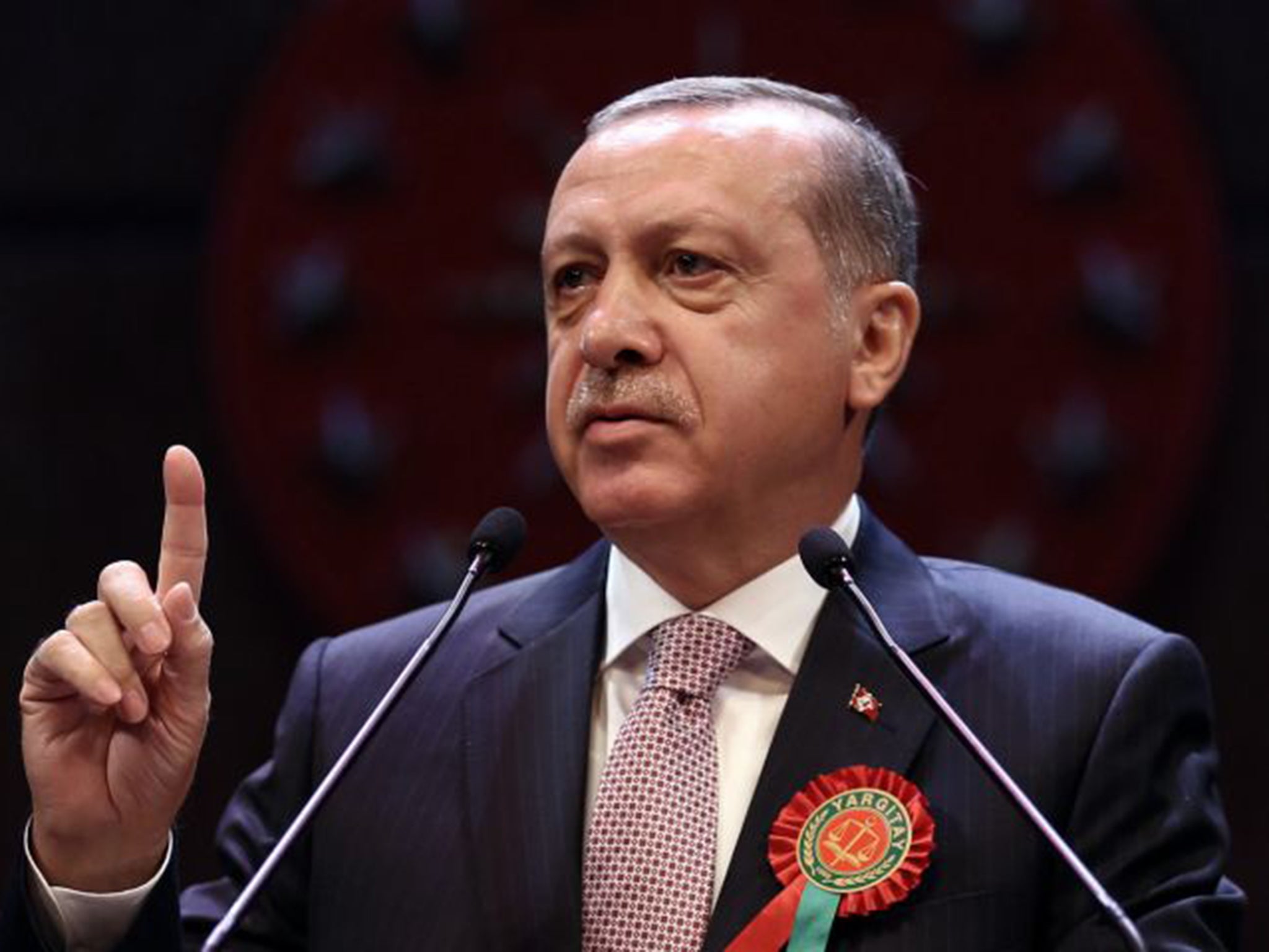 President Erdogan addressed reporters in Ankara on his return from the G20 summit in Hangzhou, China, on Tuesday