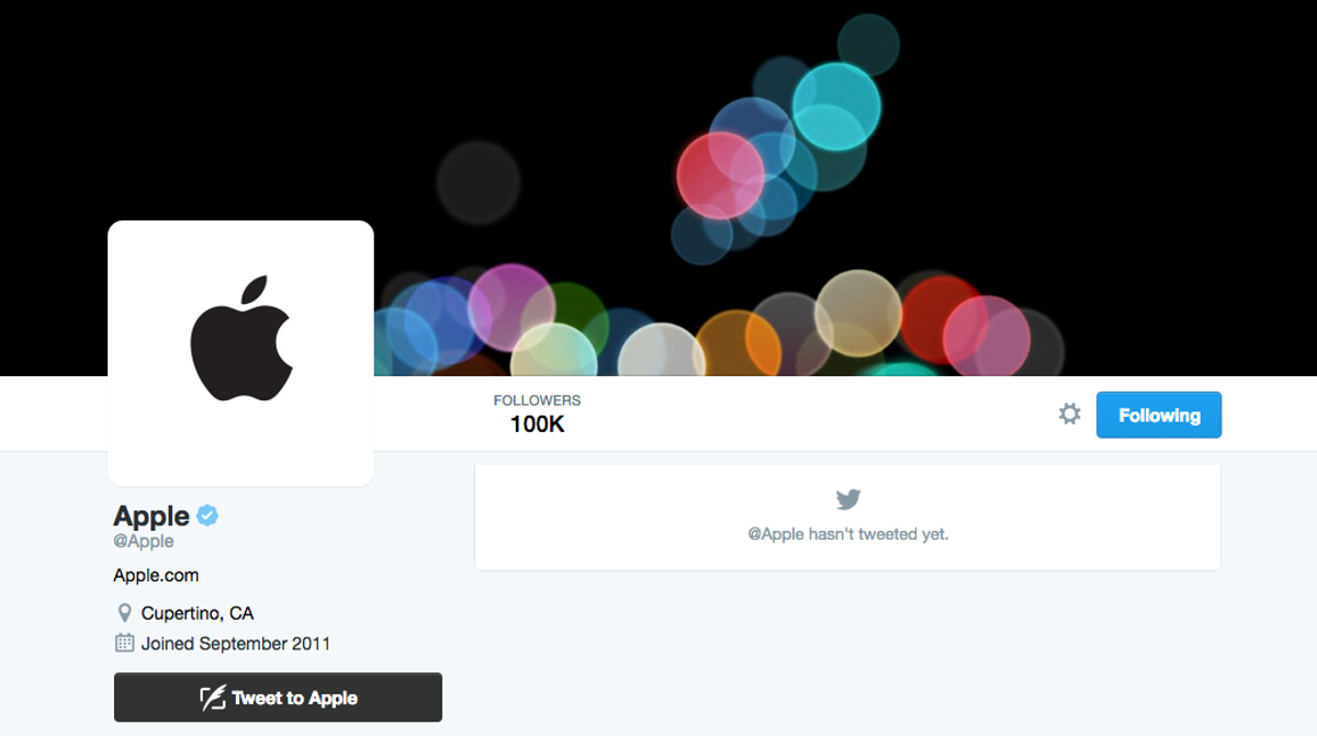 iPhone 7: Apple Twitter account activated ahead of September 7 launch