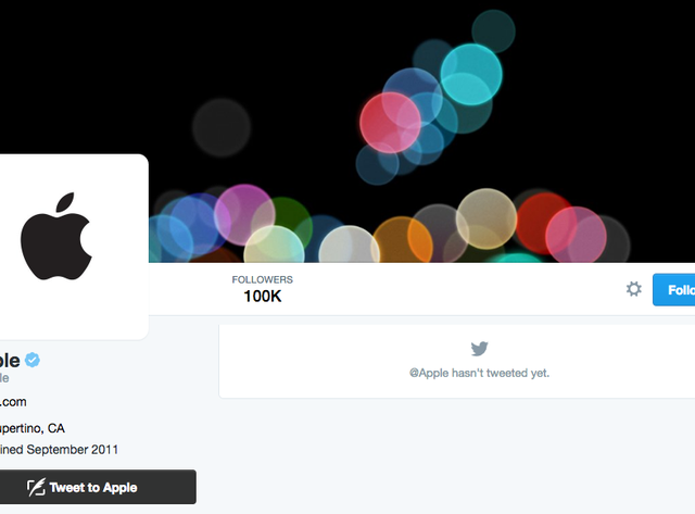 iPhone 7: Apple Twitter account activated ahead of September 7 launch