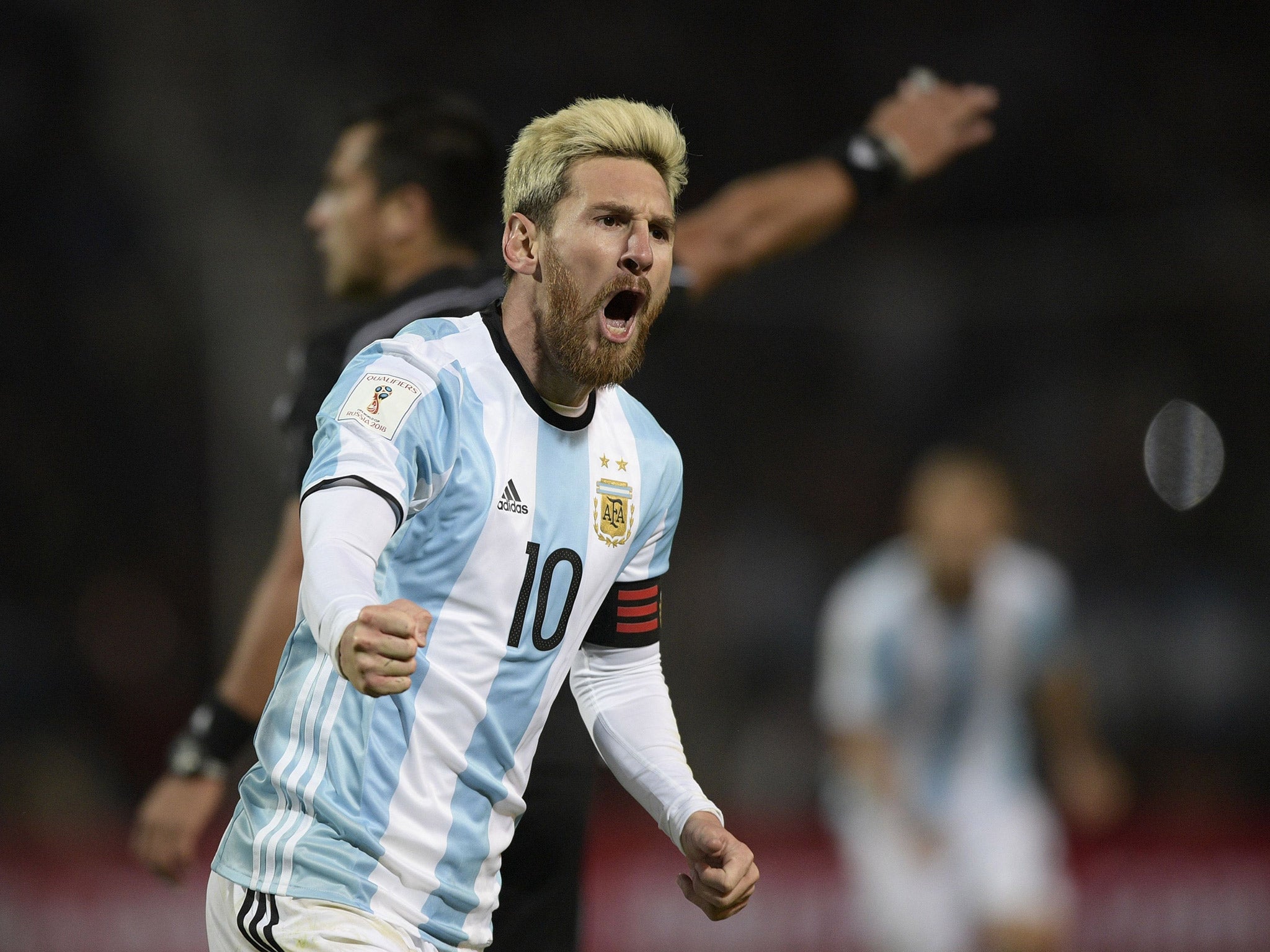 Lionel Messi returned for Argentina less than three months since retiring from international duty