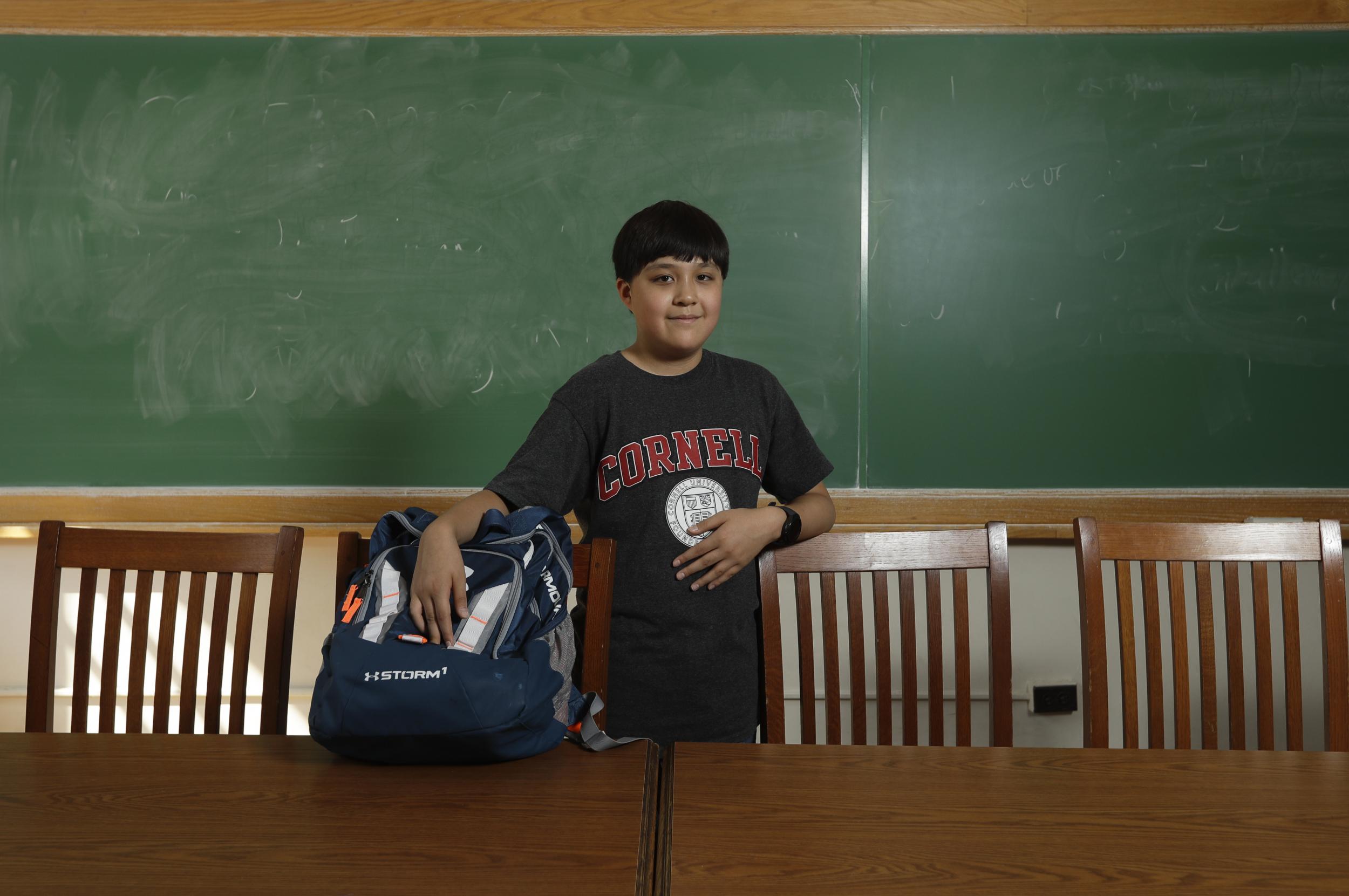 Jeremy Shuler is the youngest student to enroll at Cornell University