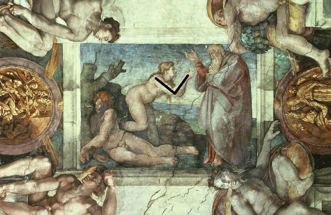 Michelangelo Hid Female Anatomy Symbols In Sistine Chapel