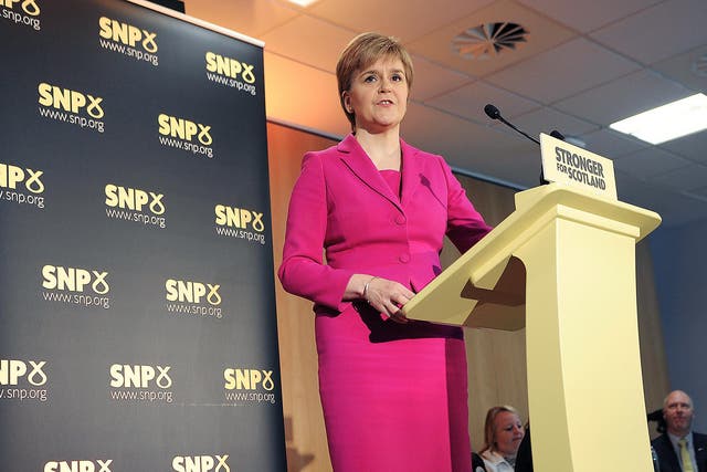 Scottish First Minister Nicola Sturgeon and leader of the Scottish National Party (SNP) speaks at a press conference in Stirling on September 2, 2016.