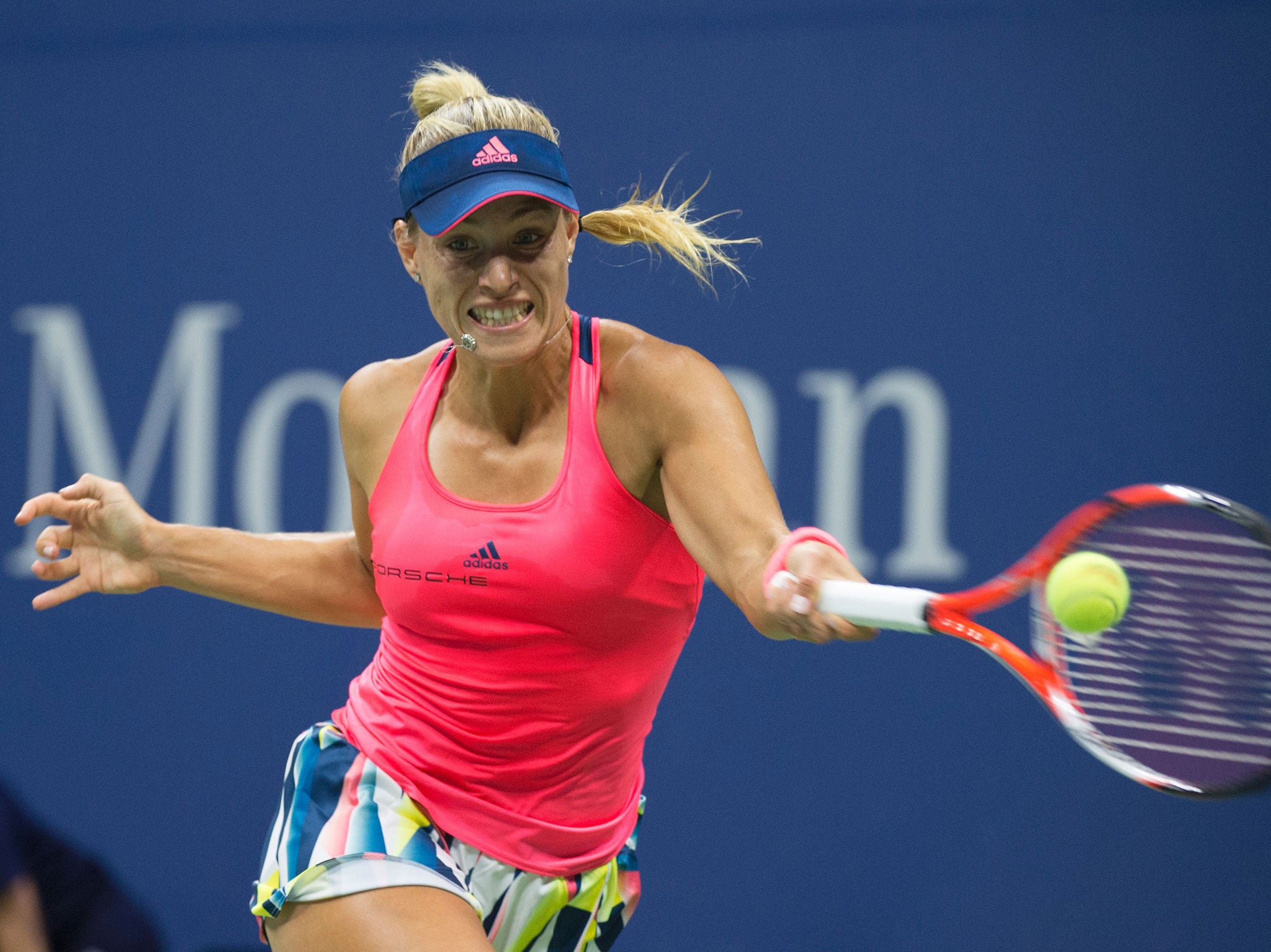 The second-seeded German took 55 minutes to close out the Day Five program at Flushing Meadows