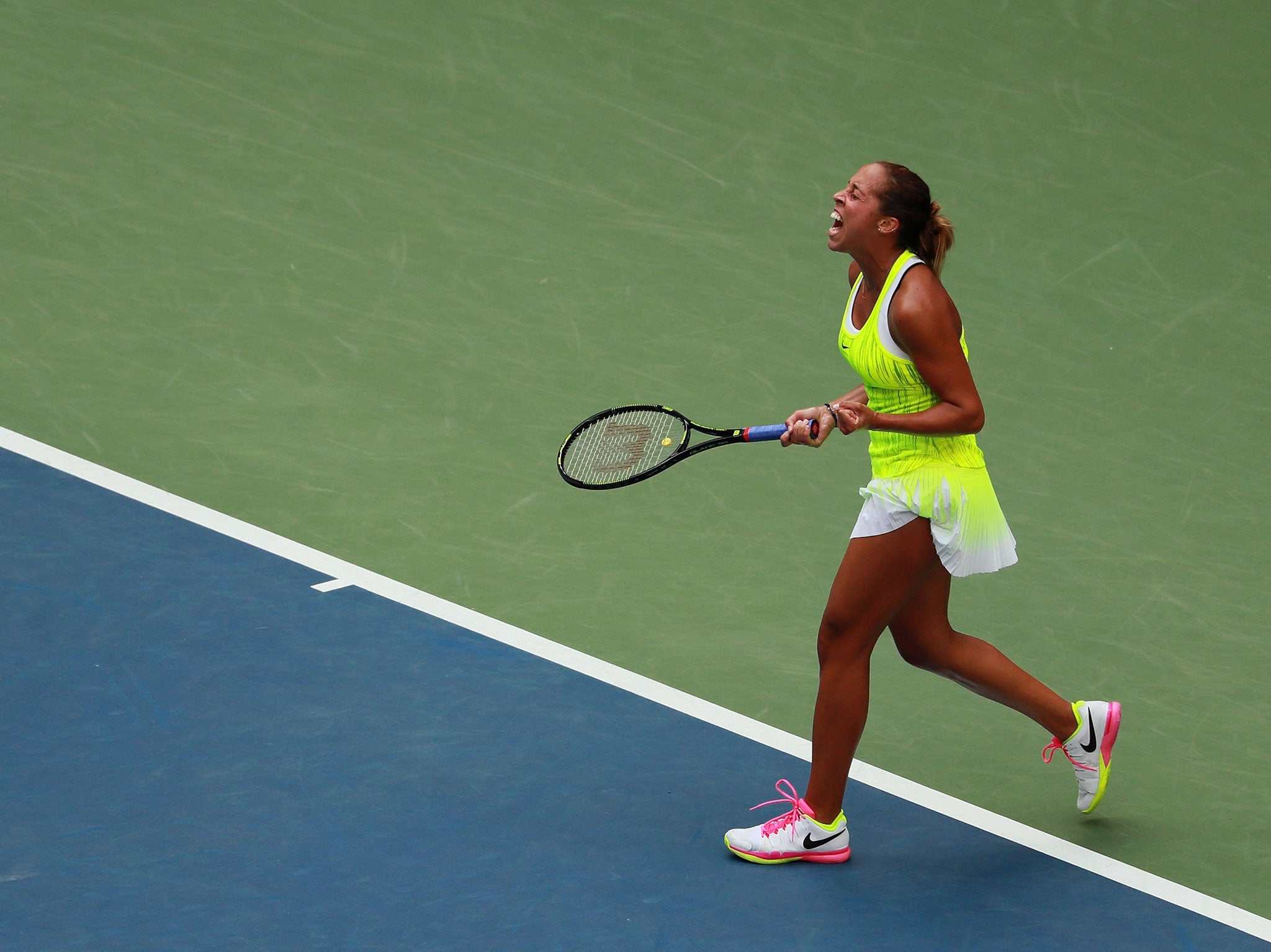 &#13;
Madison Keys celebrates &#13;