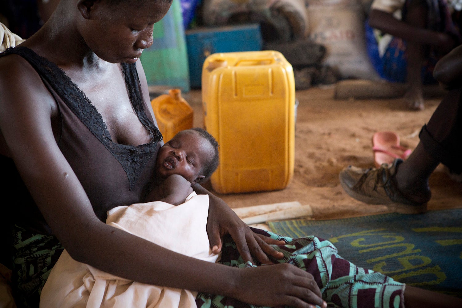 Alice Digamma crossed the border in South Sudan into Uganda when heavily pregnant Photo: NRC/Sofi Lundin