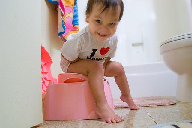 During the 1950s the average age for a child to be potty trained was between 15 and 18 months, but now it is age three-and-a-half