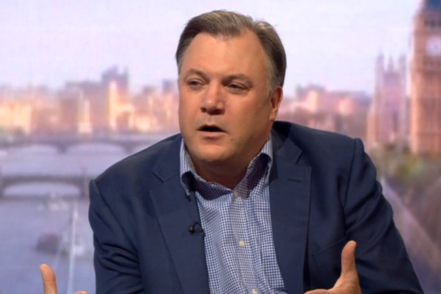 Ed Balls appears on the Andrew Marr Show