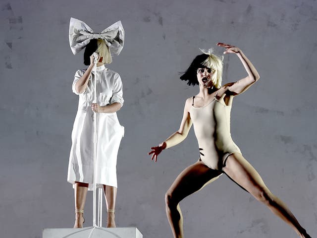 Sia, pop singer, performs during the 2016 Coachella festival in April