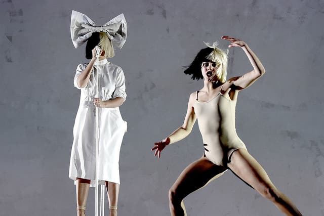 Sia, pop singer, performs during the 2016 Coachella festival in April