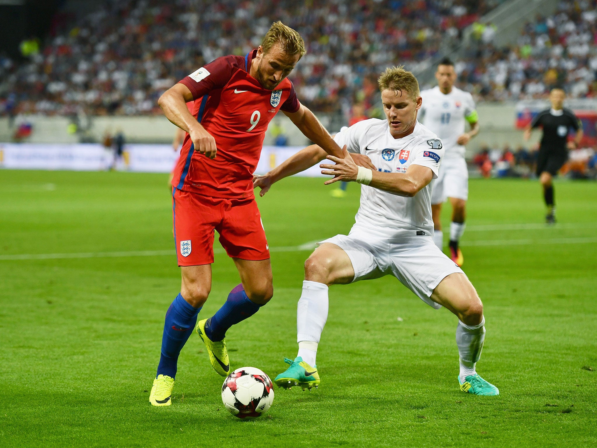 &#13;
Harry Kane flopped for England again during Sunday's game &#13;