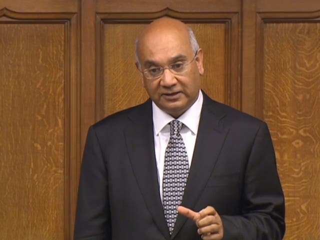Keith Vaz in the House of Commons