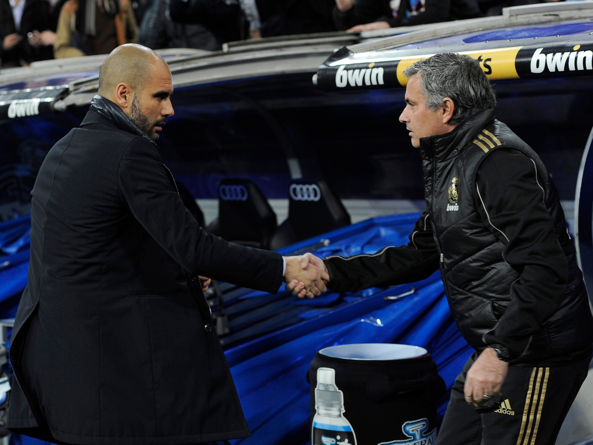 Police have been warned about the implications of Pep Guardiola and Jose Mourinho's rivalry