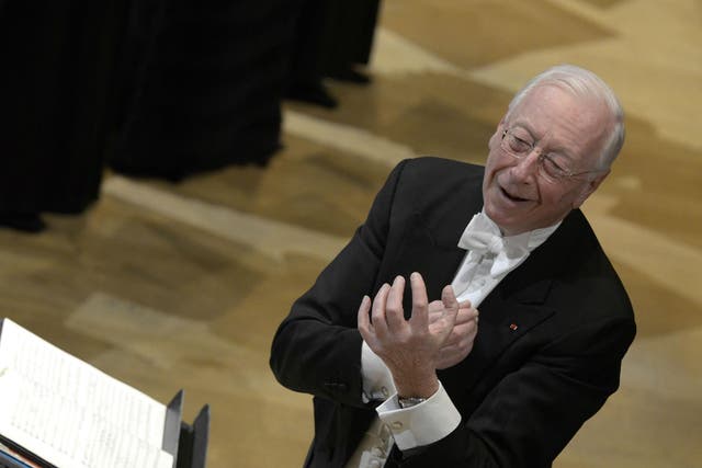 Conductor and founder of Les Arts Florissants, William Christie