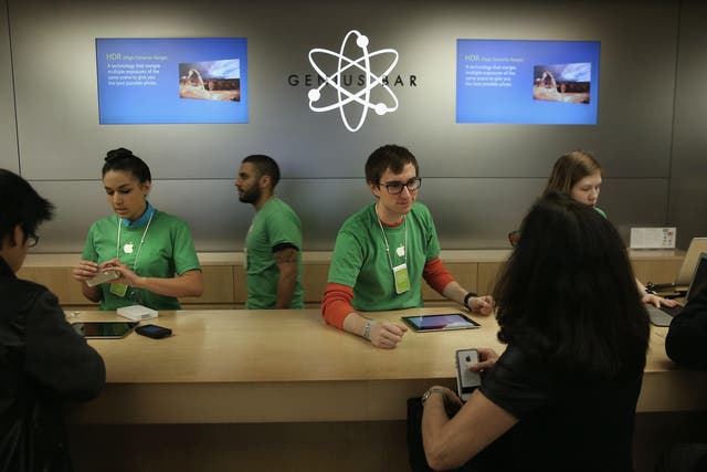 Apple is known for hiring youthful staff at its Genius Bar customer support locations