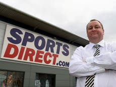 Sports Direct profits crash 73% thanks to Debenhams stake